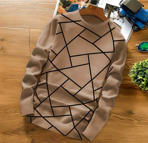 Cotton Blend Printed Full Sleeves Regular Fit Sweatshirts